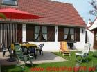 Fischerhaus in Bredene an de Belgische Küste.