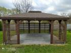 HOLZGARTENLAUBE CIECHAN W GARTENHAUS GRILLPAVILLON KIEFERNHOLZ PERGOLEN 3x4m