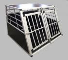 Hunde Auto Transportbox Alu