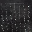 Micro-LED Vorhang warmw. LED transparentes Kabel