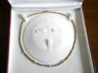 LUXUS PUR Elegantes Brilliant-Collier 750er Gold/5 Brillianten 0 50 ct