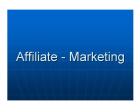 Nebentätigkeit im Bereich Affiliate Marketing