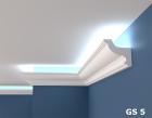 2M GS5 Polystyrol Stuckleiste Lichtprofile LED indirekte Beleuchtung Hartschaum