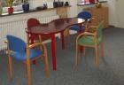 6 Ikea Trassent-Stühle je 2 blaue rote und grüne Bürostühle