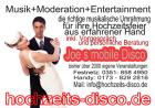 DJ Joe www. Hochzeits-disco. de der Profi für ihre Hochzeitsfeier bisher über 2022