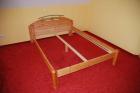 Bett massiv Kiefer mit Lattenrost und Matratze 140x200cm