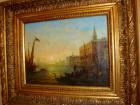 Ölgemälde Venezia in der Morgensonne sign. A. Rosier