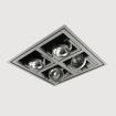 Kreon - Kwadro - Ceiling Light - 4x75W GY6. 35 - 230V