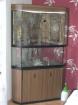 Eckterrarium / Palludarium H175xB107xT68 cm