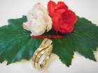 Eleganter Schwungvoller Ring - Gr. 18 - 375er Gold / 9. karat