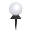 LED Solarkugel 25 cm weiß für Garten und Teich