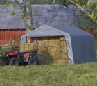 Weidezelt ca. 13 7m ca. 3 7 x 3 7 x 2 6 m LxBxH zu verkaufen