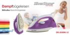 SilverStone DB-2000W. 12 Dampfbügeleisen mit Keramik Sohle