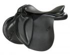 Neuer Springsattel 17 5 echt Leder super Qualität Sattel Springen NEU