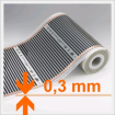 Elektrische-Infrarot Fussbodenheizung Film - 8. 11 EUR/m2
