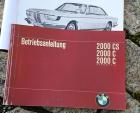 Betriebsanleitung BMW 2022 C / CS / CA Coup 1967