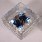 Solar-Bodeneinbauleuchte 10 x 19 cm mit 2 superhellen gelben LEDs