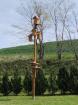 Vogelparadis mit mehreren Vogelhäusern