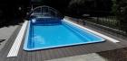 GFK Pool VERONA Wärmepumpe Abdeckung Einbaubecken Set VIVAPOOL