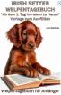 Irish Setter Buch - Mein Welpentagebuch Vorlage mit Bildern zum Ausfüllen ab d