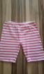 Kurze Mädchen Hose Weiß/Pink Größe 122