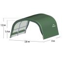 Weidezelt ca. 7 8 m ca. 3 0 x 2 6 x 1 4/1 5 m LxBxH zu verkaufen