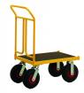 Plattformwagen mit Luftbereifung 836 x 500 x 1090 mm L x B x H
