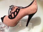 Sexy Italienische Pumps Stiefeletten mit Absatz Plateau