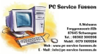 Computer Reparatur PC Service Füssen Pfronten Schwangau Hopfen am See