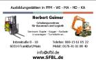 Staplerführerschein Flurförderschein Ausbildung Staplerschein Eschborn Kurse