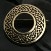 Keltenknoten Brosche aus Bronze