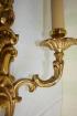 Wandlampe Barock vergoldet