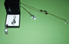 Set - Halskette und Ohrringe edel