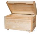 Details zu Holztruhe Bettwäsche Spielzeug Truhe Massivholz Kiefer Holzkisten B
