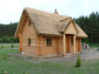 Ferienhaus Gartensauna Gartenpavillon Reetdächer