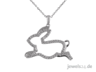 Geschenkidee Halskette mit Anhänger Diamanten und Gold online kaufen bei www. je
