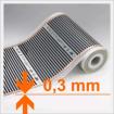 Heizbahnen Infrarot Heizfolie 80cm 140W/m - 13 50 EUR/m2
