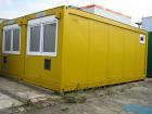 Doppelcontainer als Büro oder Ferienhaus - 30 m - 2 Teile Container - mit WC