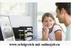 Von Zuhause aus arbeiten OnlineJob im Home Office Bereich Kundenberatung/Kunde