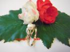 SWZP-Ring mit 2 Diamanten in 0 005ct - 585er Gold / 14. karat