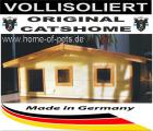 Original CATSHOME Katzenhaus Katzenhütte Hundehütte wetterfest isoliert outdoor