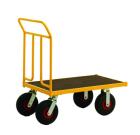 Plattformwagen mit Luftbereifung 1086 x 600 x 1090 mm L x B x H