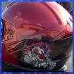 Airbrush Helm-Design Joker