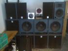 PA-Anlage 8x 800Watt Bass 4x 350Watt Topteile