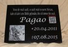 Tiergrabsteine mit Lasergravur