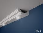 Leisten Lichtprofile Gesims Stuckprofile Beleuchtung LED Polystyrol Gardinenstan