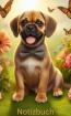 Notizbuch Puggle Buch Geschenk für Fans Hunde Liebhaber Welpen Zubehör Mix