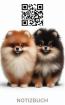Süßes Pomeranian BOO Zwergspitz Buch - Notizbuch Geschenk für Spitz Liebhaber