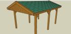 Carport selber bauen Holz 3x5 Meter Satteldach 20