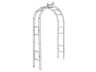 Rosenbogen LOSLAU Pergola Metallrosenbogen Gartenbogen Rosensäule